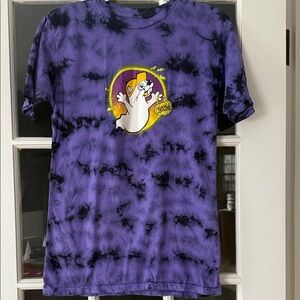 Buc-ees Purple Tie-Dye Halloween T-Shirt